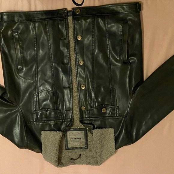 Brown Leather Jacket - Picture 4 of 4